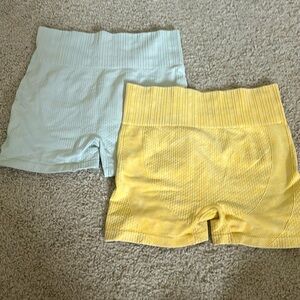 stretchy gym shorts worn once